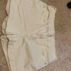 tan old navy jean shorts